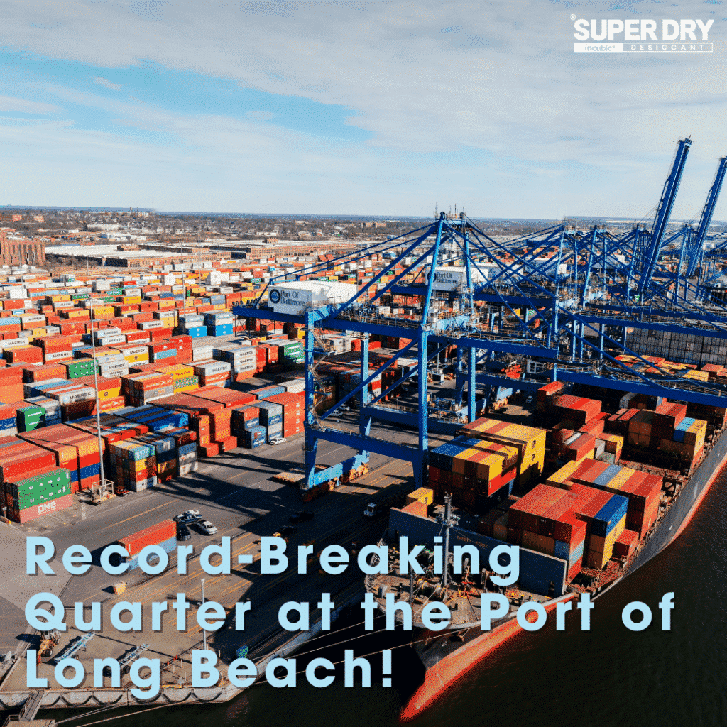 RecordBreaking Quarter at the Port of Long Beach! Super Dry